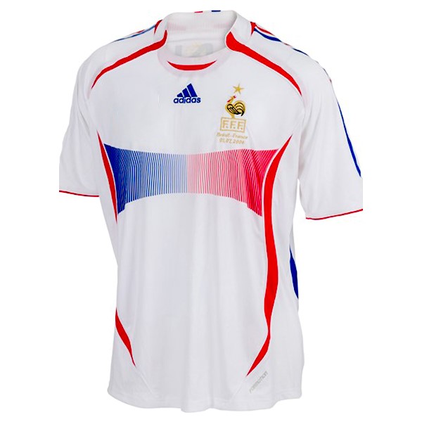 Camiseta Francia Segunda equipación Retro 2006 Blanco